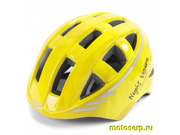 Купить  Шлем вело S (48-53 см) VINCA SPORT IN-MOLD Night vision kids (шт) (Бар VSH 8 night vis kids (S) купить с доставкой по Москве и России, цена, технические характеристики, комплектация фото  - motoserp.ru