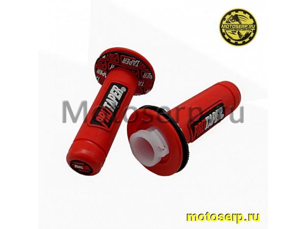 Купить  Ручки руля (грипсы) Кросс PRO-TAPER красные (пара) (ANKON 021577 купить с доставкой по Москве и России, цена, технические характеристики, комплектация фото  - motoserp.ru