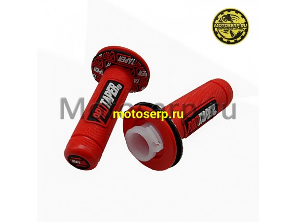 Купить  Ручки руля (грипсы) Кросс PRO-TAPER красные (пара) (ANKON 021577 купить с доставкой по Москве и России, цена, технические характеристики, комплектация фото  - motoserp.ru
