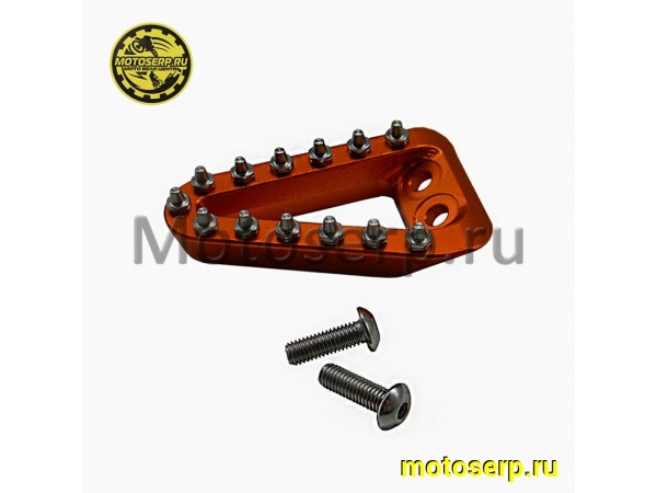 Купить  Ножка (опорная площадка педали тормоза) носик KTM SX/SX-F XC/XC-F/XC-W EXC-F/XCF-W 16-23 HUSQVARNA FC/FE/FS/FX/TE 16-23 GASGAS orange (шт) (JP купить с доставкой по Москве и России, цена, технические характеристики, комплектация фото  - motoserp.ru