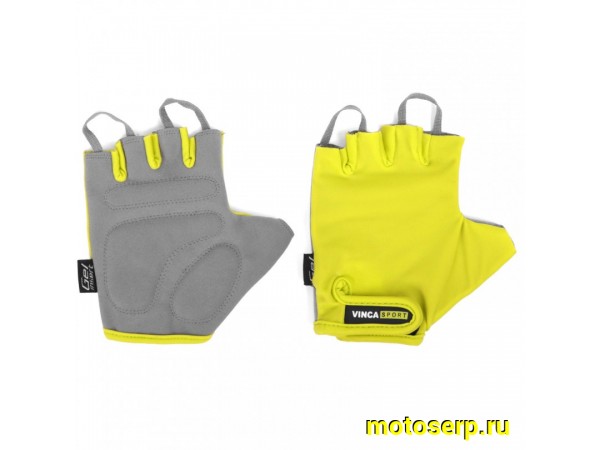 Купить  Перчатки вело текстиль. б/п детские VINCA SPORT LIME (размер 4XS) (шт) (Бар VG 985  купить с доставкой по Москве и России, цена, технические характеристики, комплектация фото  - motoserp.ru