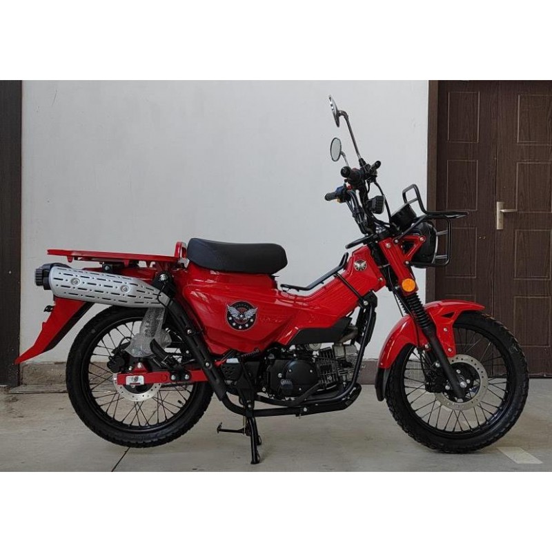 Купить  Мопед MM XTRAIL 2 (ИксТраил - 50)  реплика Honda TRAIL, 50сс 4Т П/Автом, 17/17" широк. багажн. (шт) 01250 (MM  купить с доставкой по Москве и России, цена, технические характеристики, комплектация фото  - motoserp.ru