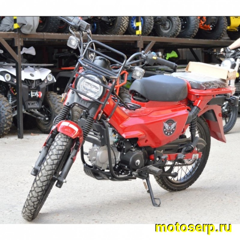 Купить  Мопед MM XTRAIL 2 (ИксТраил - 50)  реплика Honda TRAIL, 50сс 4Т П/Автом, 17/17" широк. багажн. (шт) 01250 (MM  купить с доставкой по Москве и России, цена, технические характеристики, комплектация фото  - motoserp.ru
