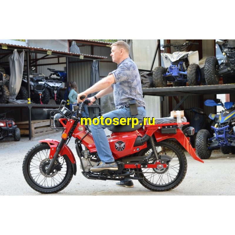 Купить  Мопед MM XTRAIL 2 (ИксТраил - 50)  реплика Honda TRAIL, 50сс 4Т П/Автом, 17/17" широк. багажн. (шт) 01250 (MM (0 купить с доставкой по Москве и России, цена, технические характеристики, комплектация фото  - motoserp.ru