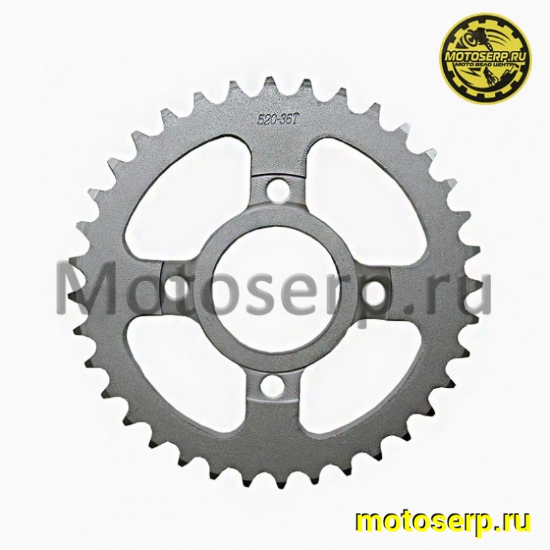 Купить  Звезда ведомая голая (венец) (520-36) (520-36T D-58mm, 4x64mm) CG/CB 250 (шт) (ML 49701 купить с доставкой по Москве и России, цена, технические характеристики, комплектация фото  - motoserp.ru