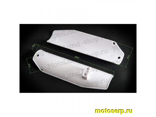 Купить  Щиток защитный переднего амортизатора (защита пера) 110-150cc универсальный (пара) (ML 9371 купить с доставкой по Москве и России, цена, технические характеристики, комплектация фото  - motoserp.ru