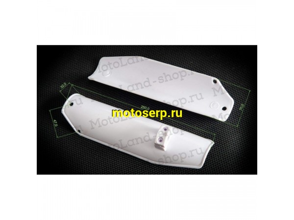 Купить  Щиток защитный переднего амортизатора (защита пера) 110-150cc универсальный (пара) (ML 9371 купить с доставкой по Москве и России, цена, технические характеристики, комплектация фото  - motoserp.ru