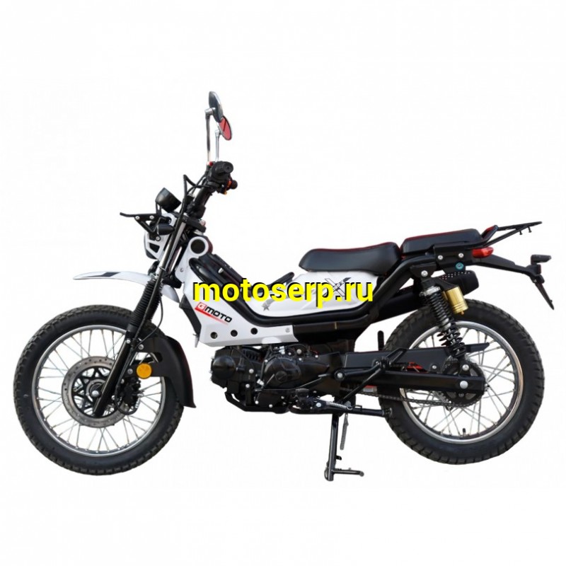 Купить  Мопед MM XTRAIL G-moto Delta City Cross X 130 EFI репл Honda TRAIL 50/130сс, БЕЛЫЙ, ИНЖ. БАЛАНСИР, 4Т, диск/бар. 18"/16" уз.багаж (зал) (шт) 01300 (SN купить с доставкой по Москве и России, цена, технические характеристики, комплектация фото  - motoserp.ru