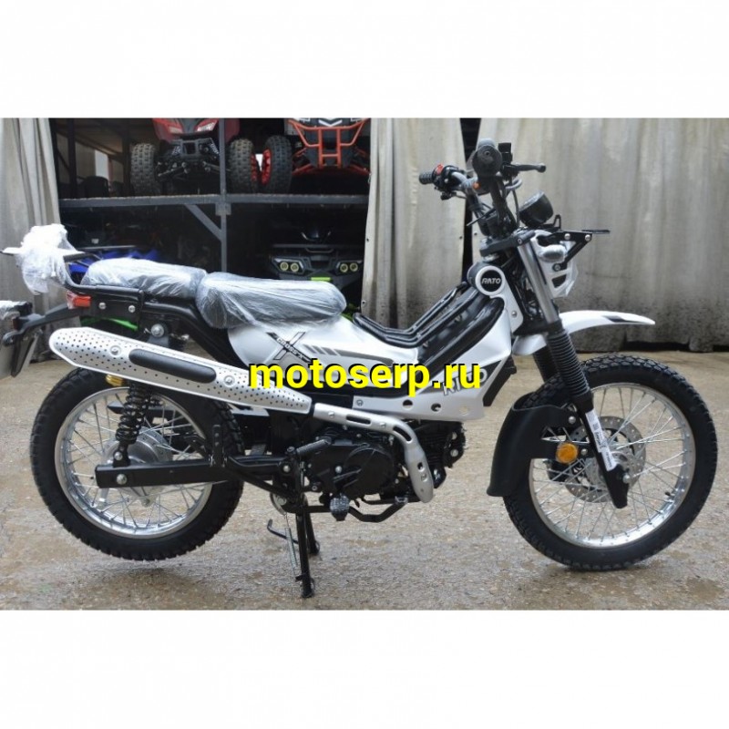 Купить  Мопед MM XTRAIL G-moto Delta City Cross X 130 EFI репл Honda TRAIL 50/130сс, БЕЛЫЙ, ИНЖ. БАЛАНСИР, 4Т, диск/бар. 18"/16" уз.багаж (зал) (шт) 01300 (SN купить с доставкой по Москве и России, цена, технические характеристики, комплектация фото  - motoserp.ru