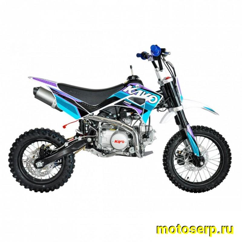 Купить  Питбайк KAYO Mini K125EM 14/12 (механ. сцепл., эл. стартер.) (шт) (SM купить с доставкой по Москве и России, цена, технические характеристики, комплектация фото  - motoserp.ru