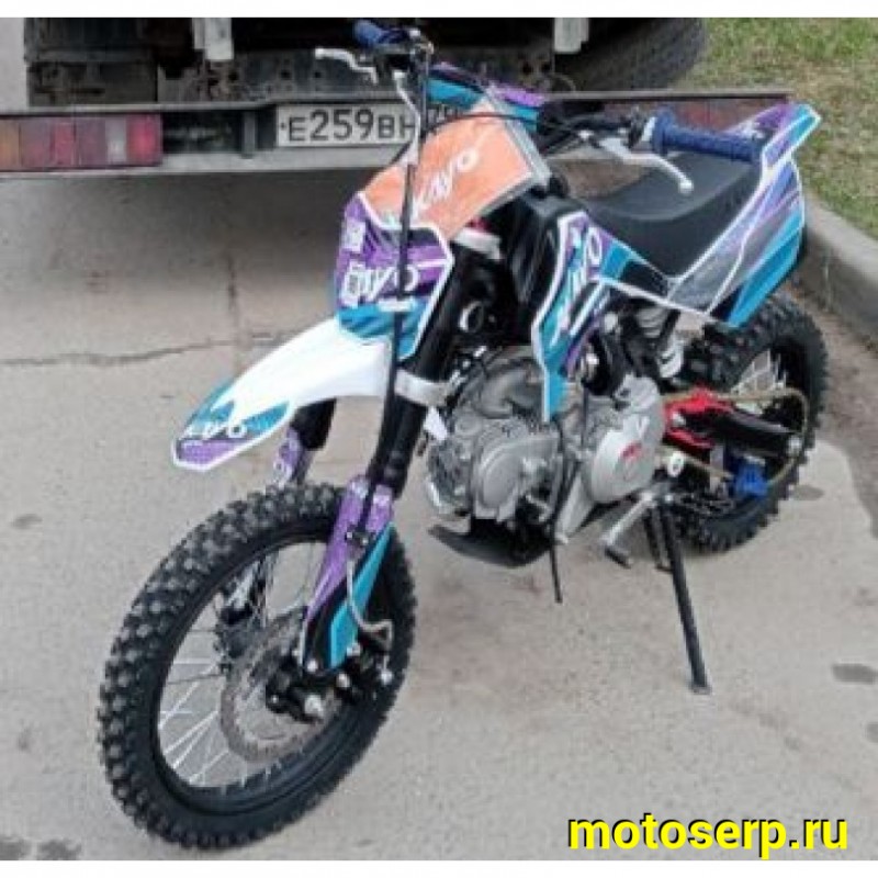 Купить  Питбайк KAYO Mini K125EM 14/12 (механ. сцепл., эл. стартер.) (шт) (SM купить с доставкой по Москве и России, цена, технические характеристики, комплектация фото  - motoserp.ru