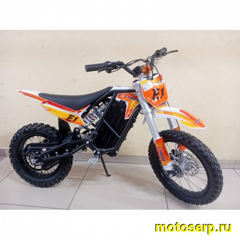 Купить  Электрокомплект FX MOTO Е1 2000 Ват, 60V 18.2Ah, колеса перед 14"/заднее 12", два аморт.,тормоза гидр.Disk (шт) купить с доставкой по Москве и России, цена, технические характеристики, комплектация фото  - motoserp.ru