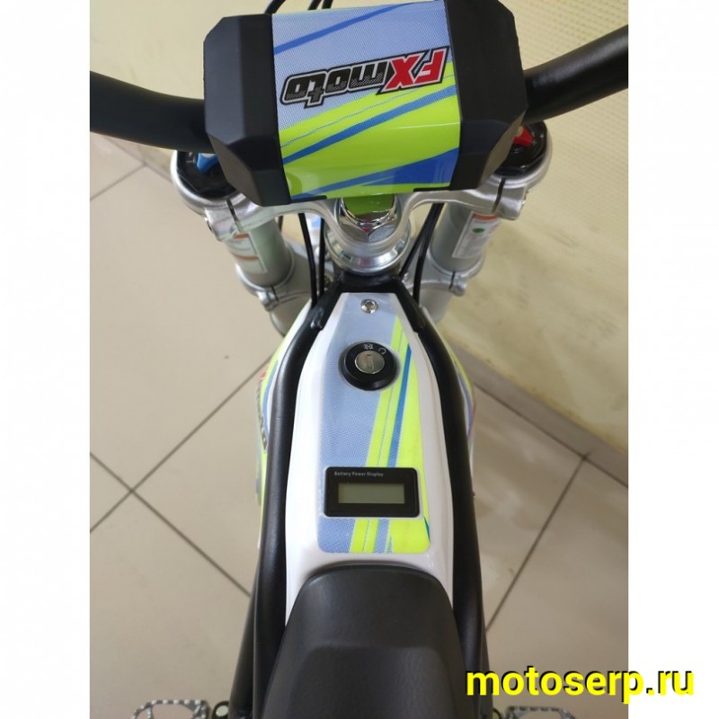 Купить  Электрокомплект FX MOTO Е1 2000 Ват, 60V 18.2Ah, колеса перед 14"/заднее 12", два аморт.,тормоза гидр.Disk (шт) купить с доставкой по Москве и России, цена, технические характеристики, комплектация фото  - motoserp.ru