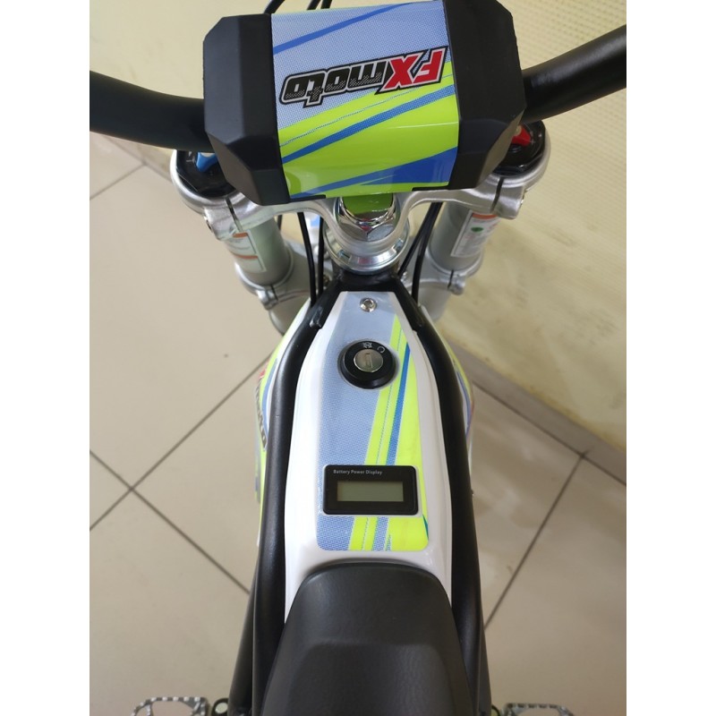 Купить  Электрокомплект Пит. FX MOTO Е1 2000 Ват, 60V 18.2Ah, колеса перед 14"/заднее 12", два аморт.,тормоза гидр.Disk (шт) купить с доставкой по Москве и России, цена, технические характеристики, комплектация фото  - motoserp.ru