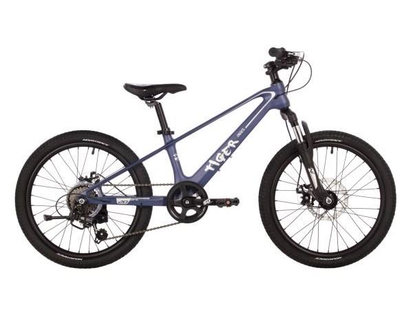Купить  ====20" скоростной NOVATRACK TIGER PRO (Новатрек Тайгер Про) 20"; 6ск; рама-магний; тормоз-Disk вилка-пружинно-эластомерная (шт)  купить с доставкой по Москве и России, цена, технические характеристики, комплектация фото  - motoserp.ru