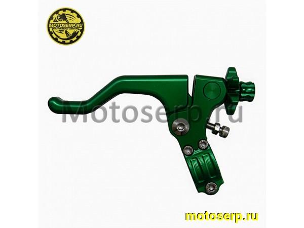 Купить  Рычаг сцепления в сборе (левый) алюминиевый (легкий выжим) (зеленый) (шт) (Кокурин купить с доставкой по Москве и России, цена, технические характеристики, комплектация фото  - motoserp.ru