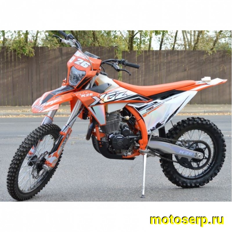 Купить  Мотоцикл Кросс/Эндуро XGZ K26-PR300 175АFMM, балансир, 21/18" Рама К10, дизайн КТМ 2024г  (спортинв) (шт)  купить с доставкой по Москве и России, цена, технические характеристики, комплектация фото  - motoserp.ru