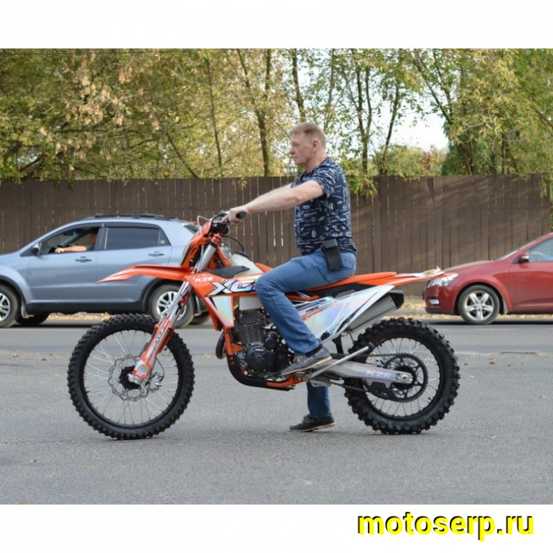 Купить  Мотоцикл Кросс/Эндуро XGZ K26-PR300 175АFMM, балансир, 21/18" Рама К10, дизайн КТМ 2024г  (спортинв) (шт)  купить с доставкой по Москве и России, цена, технические характеристики, комплектация фото  - motoserp.ru