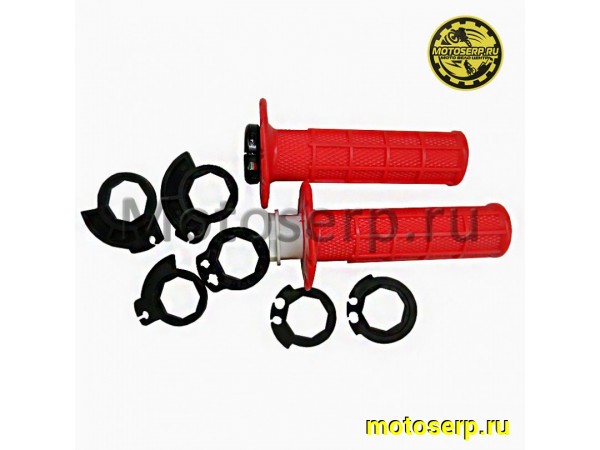 Купить  Ручки руля (грипсы) OTOM lock on красный (комп) (JP купить с доставкой по Москве и России, цена, технические характеристики, комплектация фото  - motoserp.ru