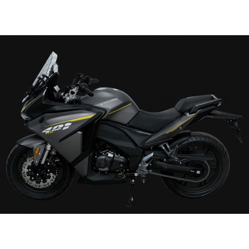 Купить  Мотоцикл CYCLONE RG401 (SR400GS-B), 400cc 17/17 (шт) купить с доставкой по Москве и России, цена, технические характеристики, комплектация фото  - motoserp.ru
