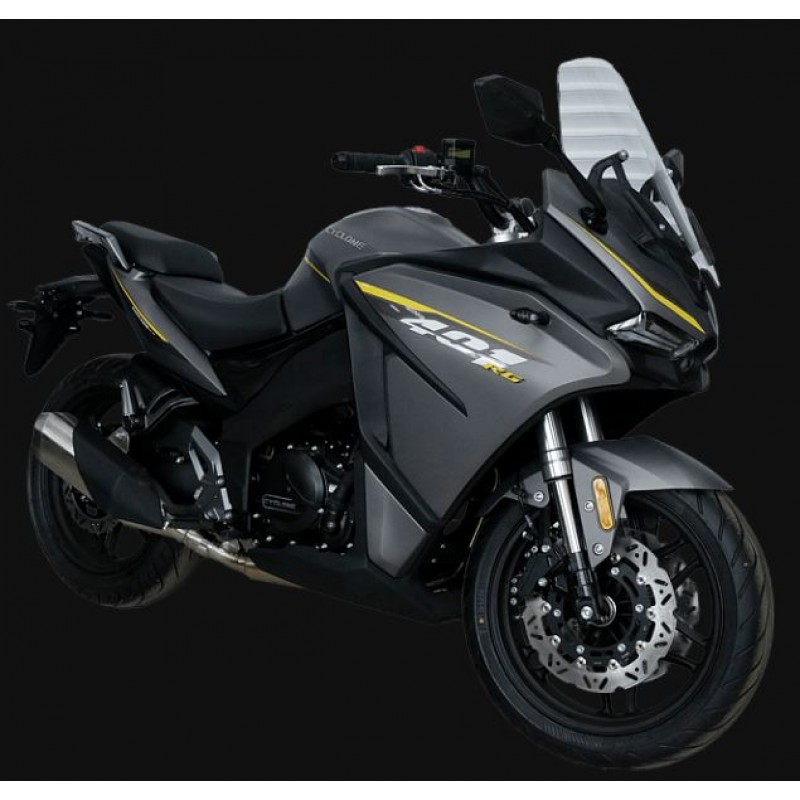 Купить  Мотоцикл CYCLONE RG401 (SR400GS-B), 400cc 17/17 (шт) купить с доставкой по Москве и России, цена, технические характеристики, комплектация фото  - motoserp.ru