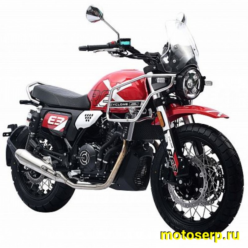 Купить  Мотоцикл CYCLONE RE3 SCRAMBLER (SR400-A) 400cc ,кол.19"/17" (шт)  купить с доставкой по Москве и России, цена, технические характеристики, комплектация фото  - motoserp.ru