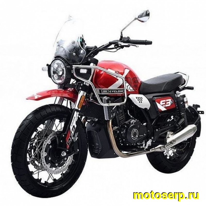 Купить  Мотоцикл CYCLONE RE3 SCRAMBLER (SR400-A) 400cc ,кол.19"/17" (шт)  купить с доставкой по Москве и России, цена, технические характеристики, комплектация фото  - motoserp.ru