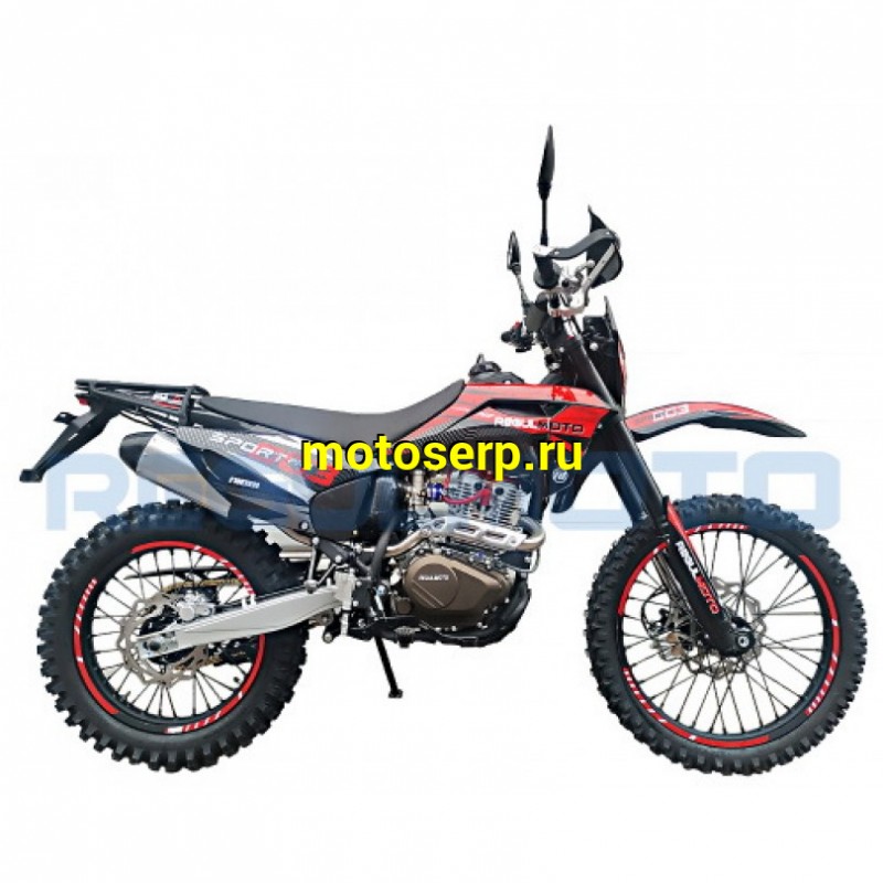 Купить  Мотоцикл Кросс/Эндуро Regulmoto Sport-003 PR PRO (4 valves) 6 передач (Черный/красный) (шт)  купить с доставкой по Москве и России, цена, технические характеристики, комплектация фото  - motoserp.ru