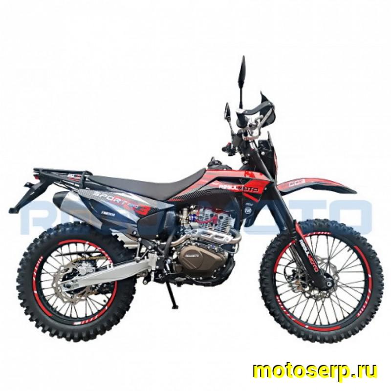 Купить  Мотоцикл Кросс/Эндуро Regulmoto Sport-003 PR PRO (4 valves) 6 передач (Черный/красный) (шт)  купить с доставкой по Москве и России, цена, технические характеристики, комплектация фото  - motoserp.ru
