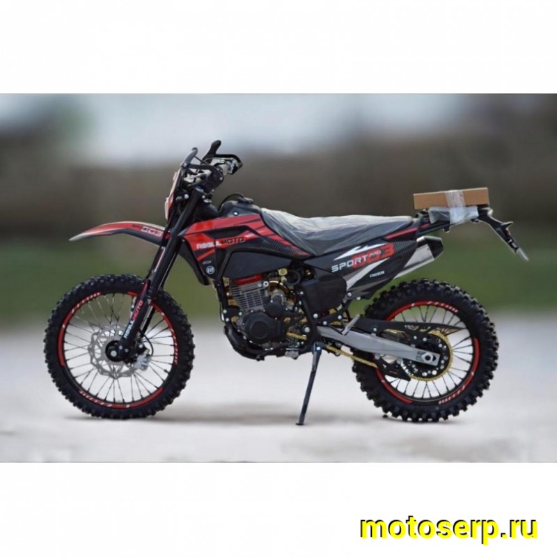Купить  Мотоцикл Кросс/Эндуро Regulmoto Sport-003 PR PRO (4 valves) 6 передач (Черный/красный) (шт)  купить с доставкой по Москве и России, цена, технические характеристики, комплектация фото  - motoserp.ru