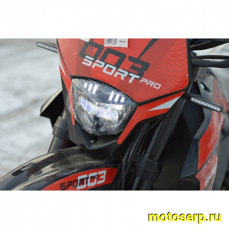 Купить  Мотоцикл Кросс/Эндуро Regulmoto Sport-003 PR PRO (4 valves) 6 передач (Черный/красный) (шт)  купить с доставкой по Москве и России, цена, технические характеристики, комплектация фото  - motoserp.ru