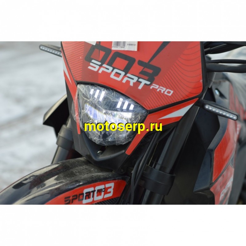 Купить  Мотоцикл Кросс/Эндуро Regulmoto Sport-003 PR PRO (4 valves) 6 передач (Черный/красный) (шт)  купить с доставкой по Москве и России, цена, технические характеристики, комплектация фото  - motoserp.ru