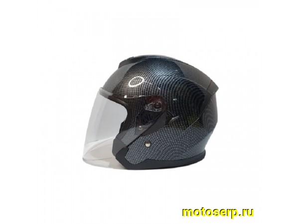 Купить  Шлем открытый  со стеклом AiM JK526 Carbon серый/черный (XXXL) (шт) (AIM 526-021-XXXL купить с доставкой по Москве и России, цена, технические характеристики, комплектация фото  - motoserp.ru