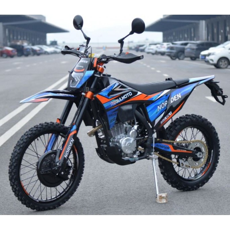 Купить  Мотоцикл Кросс/Эндуро Regulmoto Norden (ЭПТС) ZS172FMM-5 PR, 21/18", среднеразмерный Выпуск 2024г.(шт) купить с доставкой по Москве и России, цена, технические характеристики, комплектация фото  - motoserp.ru