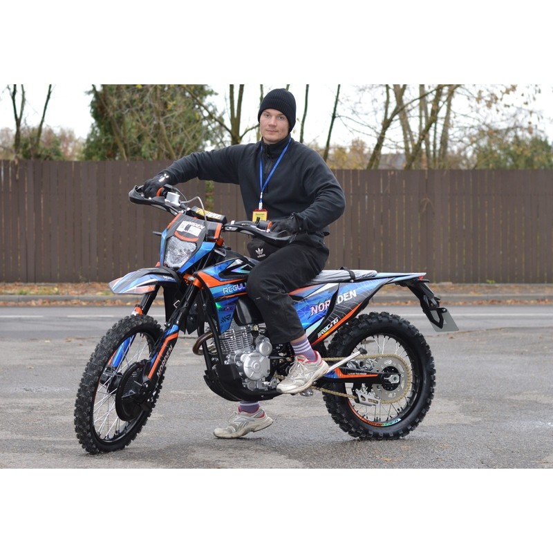 Купить  Мотоцикл Кросс/Эндуро Regulmoto Norden (ЭПТС) ZS172FMM-5 PR, 21/18", среднеразмерный Выпуск 2024г.(шт) купить с доставкой по Москве и России, цена, технические характеристики, комплектация фото  - motoserp.ru
