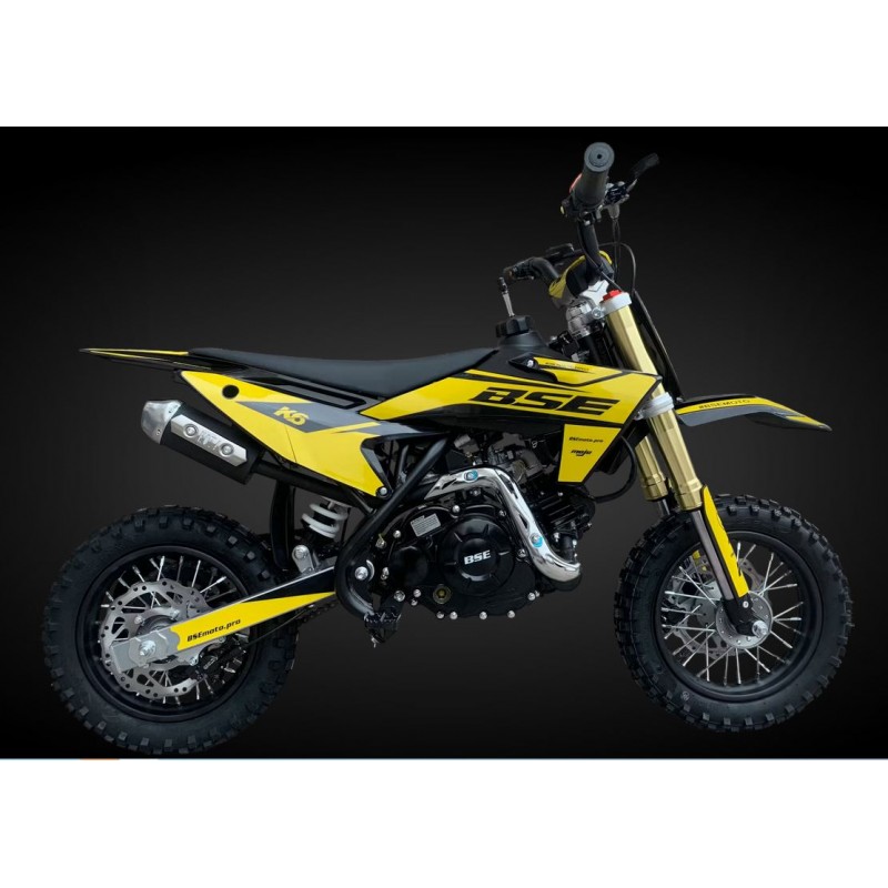 Купить  Питбайк BSE K6 Yellow Twister 60сс 10/10" (шт) купить с доставкой по Москве и России, цена, технические характеристики, комплектация фото  - motoserp.ru