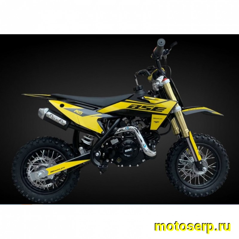 Купить  Питбайк BSE K6 Yellow Twister 60сс 10/10" (шт) купить с доставкой по Москве и России, цена, технические характеристики, комплектация фото  - motoserp.ru