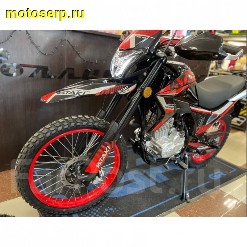 Купить  Мотоцикл внедорожный ATAKI TOURIST 300 PR (4T 175FMM) ПТС 21/18 Баланс. Тур-эндуро (профилир. маятник; вакуумный карб; LED фара линза) (шт) (SM  купить с доставкой по Москве и России, цена, технические характеристики, комплектация фото  - motoserp.ru