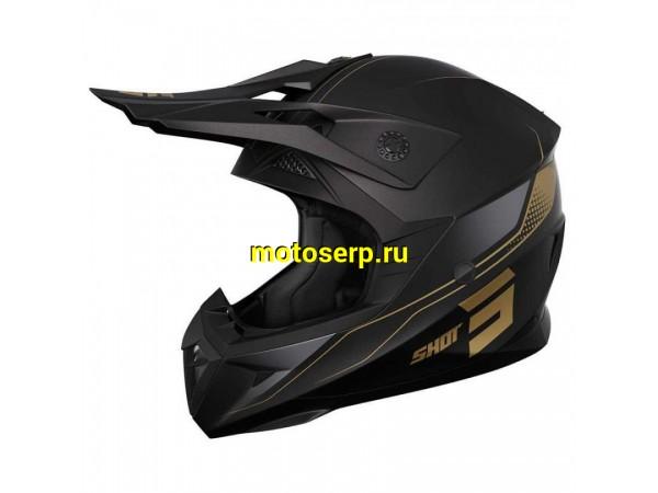 Купить  Шлем Кросс Shot PULSE EDGE неон/черный/золотой (матовый) (L) (шт) (SM 941-3370 купить с доставкой по Москве и России, цена, технические характеристики, комплектация фото  - motoserp.ru