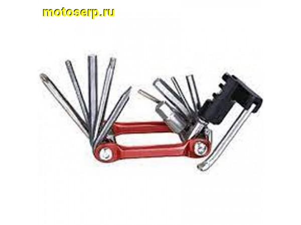 Купить  Ключ-нож шестигр. (мультитул) + ВЫЖИМКА ЦЕПИ KLONK (12 функций) Вело (шт) (Золотник 3273904 купить с доставкой по Москве и России, цена, технические характеристики, комплектация фото  - motoserp.ru