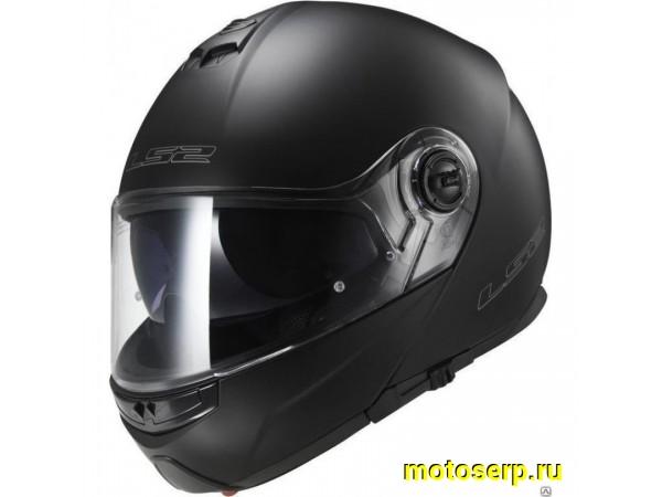 Купить  Шлем трансформер (модуляр) LS2 FF325 STROBE SNOW MATT BLACK L (шт) (LS2 купить с доставкой по Москве и России, цена, технические характеристики, комплектация фото  - motoserp.ru