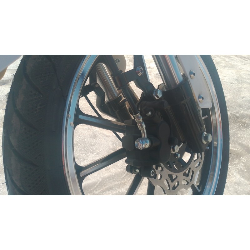 Купить  Мопед Millenium Alpha Champ  4Т; 50cc; колеса 17"литые; 4пер, эл. старт; БЕЗ КИКА!  (шт) 01500 (ТехМаркет купить с доставкой по Москве и России, цена, технические характеристики, комплектация фото  - motoserp.ru
