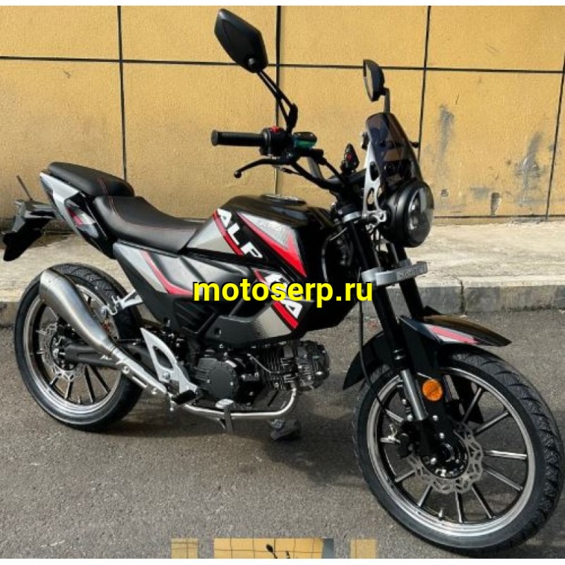 Купить  Мопед Millenium Alpha Champ  4Т; 50cc; колеса 17"литые; 4пер, эл. старт; БЕЗ КИКА!  (шт) 01500 (ТехМаркет (ФОТО купить с доставкой по Москве и России, цена, технические характеристики, комплектация фото  - motoserp.ru