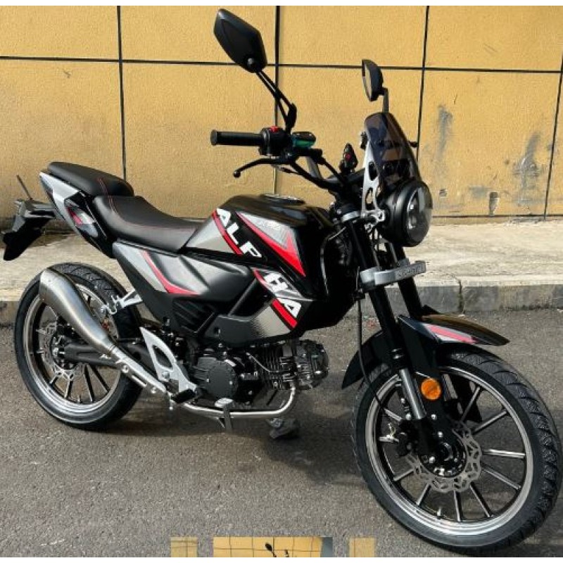 Купить  Мопед Millenium Alpha Champ  4Т; 50cc; колеса 17"литые; 4пер, эл. старт; БЕЗ КИКА!  (шт) 01500 (ТехМаркет купить с доставкой по Москве и России, цена, технические характеристики, комплектация фото  - motoserp.ru