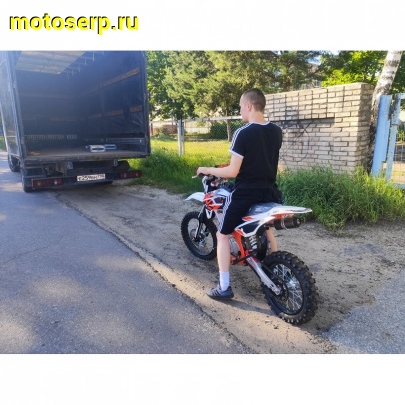 Купить  Питбайк KAYO Basic K125 17/14 KRZ (механ. сцепл., кикстартер)  (шт) (SM купить с доставкой по Москве и России, цена, технические характеристики, комплектация фото  - motoserp.ru