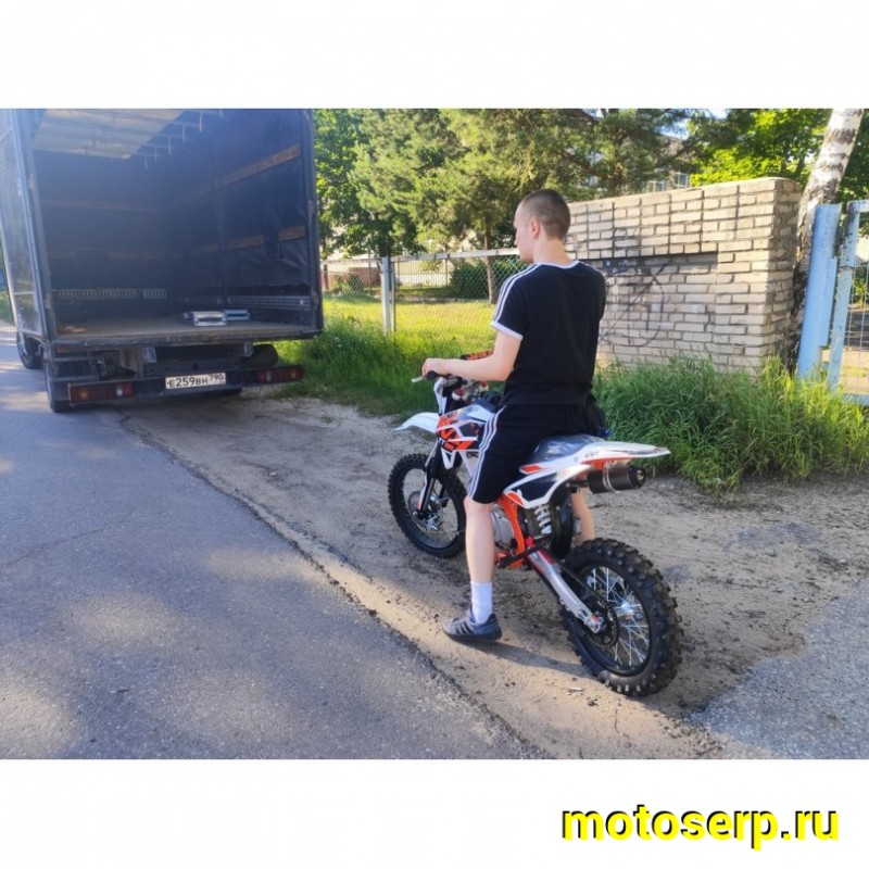 Купить  Питбайк KAYO Basic K125 17/14 KRZ (механ. сцепл., кикстартер)  (шт) (SM купить с доставкой по Москве и России, цена, технические характеристики, комплектация фото  - motoserp.ru
