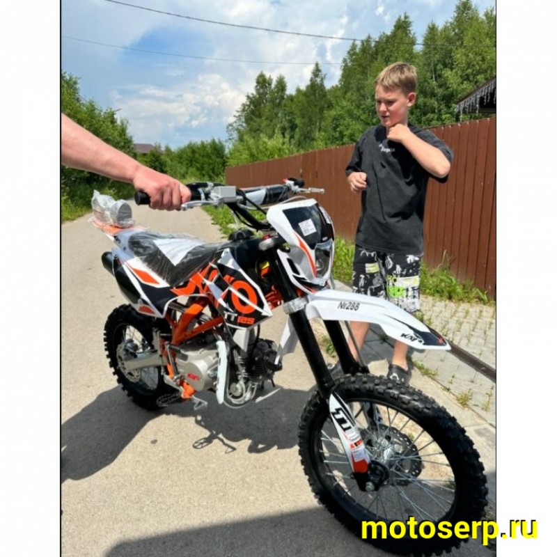 Купить  Питбайк KAYO Basic K125EM 17/14 KRZ (механ. сцепл., эл. стартер) (шт) (SM (0 купить с доставкой по Москве и России, цена, технические характеристики, комплектация фото  - motoserp.ru