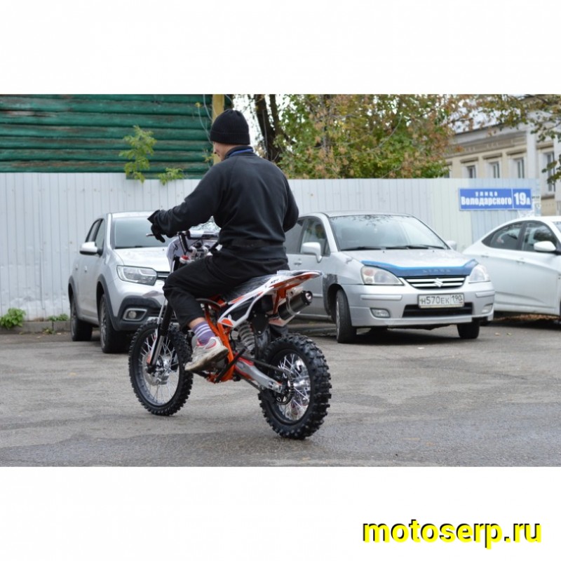 Купить  Питбайк KAYO Basic K125EM 17/14 KRZ (механ. сцепл., эл. стартер) (шт) (SM (0 купить с доставкой по Москве и России, цена, технические характеристики, комплектация фото  - motoserp.ru