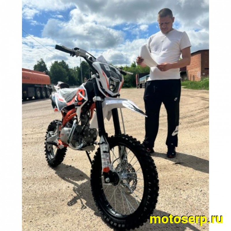 Купить  Питбайк KAYO Basic K125EM 17/14 KRZ (механ. сцепл., эл. стартер) (шт) (SM  купить с доставкой по Москве и России, цена, технические характеристики, комплектация фото  - motoserp.ru