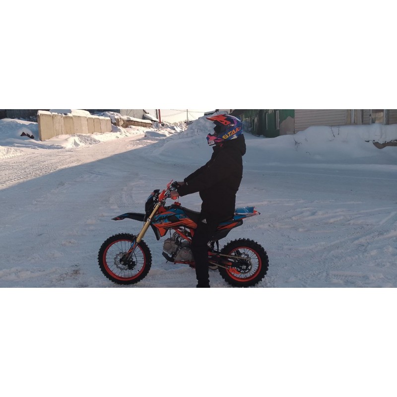 Купить  Питбайк KAYO Evolution K125EM 17/14 KRZ (механ. сцепл., эл. стартер) (шт) (SM  купить с доставкой по Москве и России, цена, технические характеристики, комплектация фото  - motoserp.ru